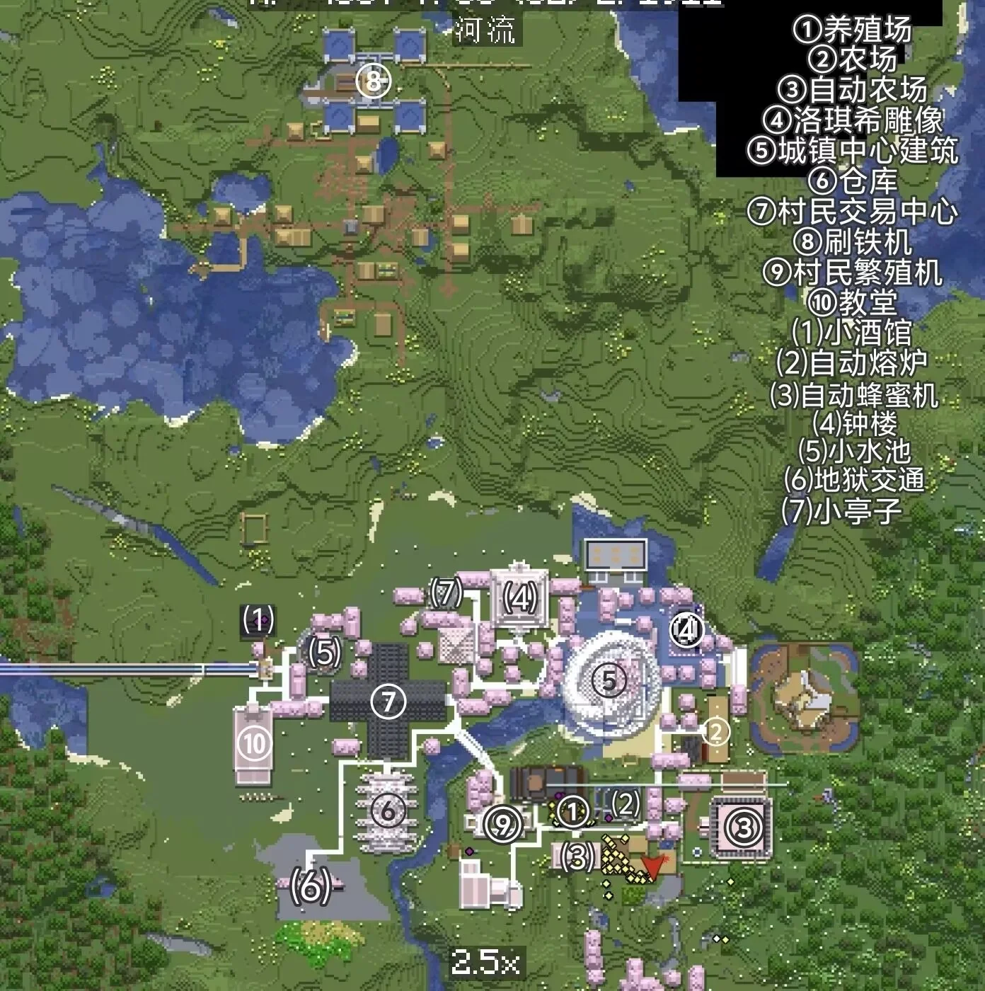 樱落汀服务器地图